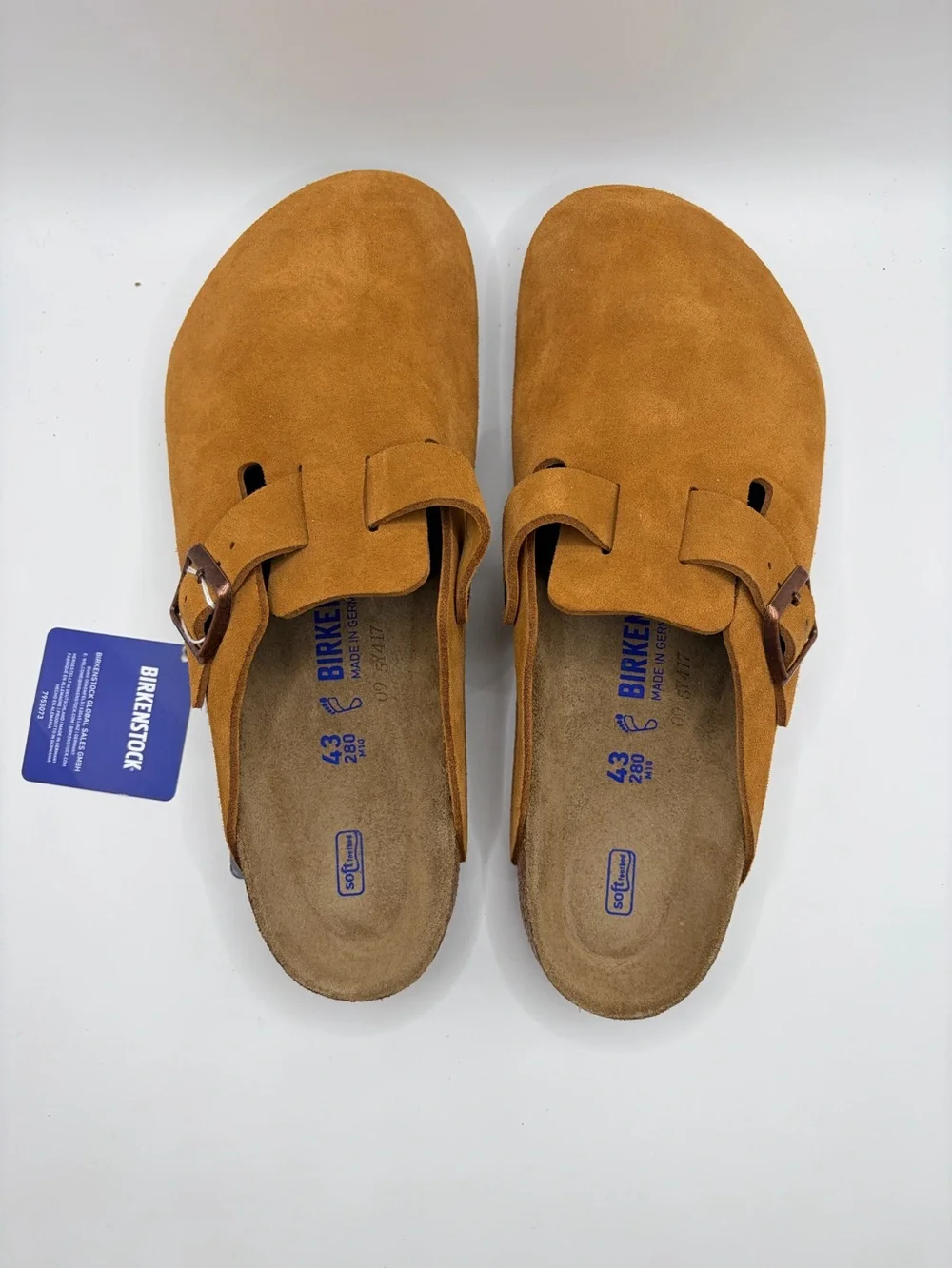 Birkenstock Boston BS Clog in Mink Suede